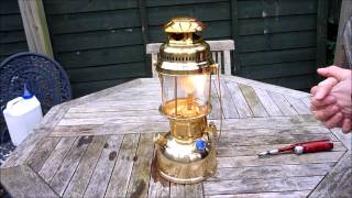 Lighting the Petromax HK500 Paraffin Lamp [upl. by Edmonds]