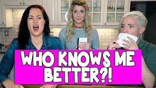 WHICH BFF KNOWS ME BETTER ft HANNAH amp MAMRIE  Grace Helbig [upl. by Wylen668]