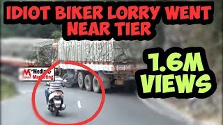 WOW  Turning in EDGE dhimbam ghat road 12 wheel lorry Stirling [upl. by Ajit]