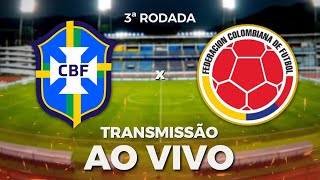 BRASIL X COLÔMBIA AO VIVO  PRÉ OLIMPICO  2ª RODADA  NARRAÇÃO AO VIVO [upl. by Ytsur]