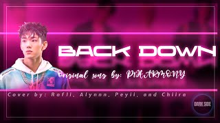 P1HARMONY BACK DOWN  Cover by Darkside Team Members [upl. by Marnia628]