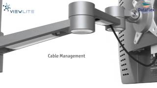 Dataflex ViewLite Monitorhalterungen Produkt Präsentation [upl. by Eart]