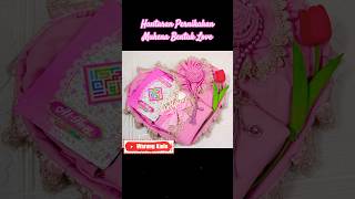 Hantaran Pernikahan Mukena Bentuk Love hantaranpernikahan hantaranmukena gubahan wedding [upl. by Mehta]