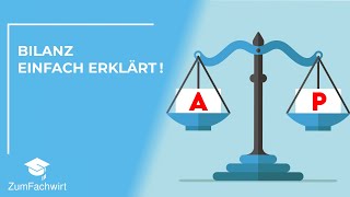 Bilanz einfach erklärt Umlaufvermögen Anlagevermögen [upl. by Attayek]