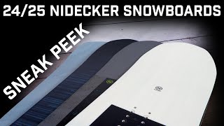 Sneak Peek Of The 2425 Boards From Nidecker [upl. by Ettenel]