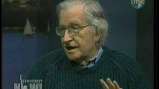 Chomsky on Dershowitz quotjihadquot against Finkelstein Part 1 [upl. by Remle]