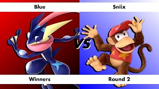 Smash  Respawn 181 Winners Bracket  Blue Greninja vs Sniix Diddy Kong [upl. by Arah261]