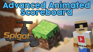 Advanced Animated Scoreboard  Spigot Minecraft Plugin  Config Tutorial [upl. by Prochoras]