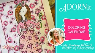 Coloring Calendar Tips with Lindsay [upl. by Anauqahs]