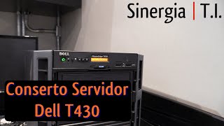 Conserto Servidor Dell PowerEdge T430  Defeito na placa mãe Deu para consertar esse Servidor novo [upl. by Richy]