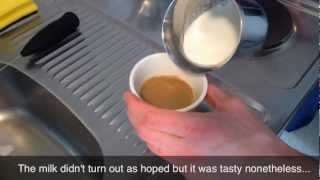 How To Making a Cappuccino with a Bialetti Brikka [upl. by Enirehs]