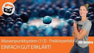 Massenpunktsystem  Freikörperbild  Bewegungsgleichung  Kinetik 13  Einfach sehr gut Erklärt [upl. by Narruc829]