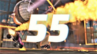 ROCKET LEAGUE INSANITY 55  BEST GOALS TRIPLE TEAM PINCH GROUND PINCH TO PSYCHO [upl. by Nahtanaoj742]