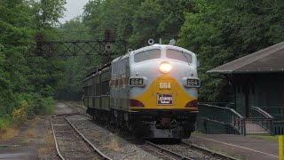 Passengers and Huge Grain Loads Gateway to the Pocono Mountains [upl. by Yantruoc249]