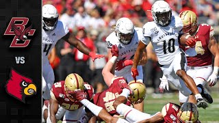 Boston College vs Louisville Football Highlights 2019 [upl. by Eetsirk]