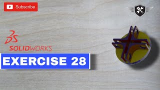 Solidworks Tutorial Exercise  28 AutoCAD3DModelakd solidworks design [upl. by Motch]