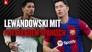 Lewandowski schwärmt von Jude Bellinghams Toren  FC Barcelona [upl. by Tove]