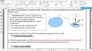 cours et exercices de la statique des fluidesCours et exercices corrigés de mécanique des fluides [upl. by Izabel433]