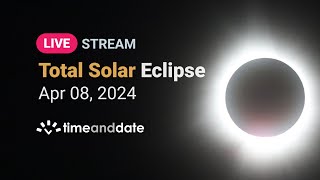 LIVE Total Solar Eclipse Great North American Eclipse  April 8 2024 [upl. by Lani]