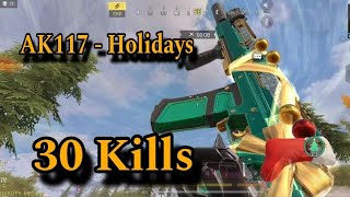 AK117  Holidays is back 🤩  30 Kills Solo vs Squads gameplay 🤯  Call of Duty Mobile BR [upl. by Ial]