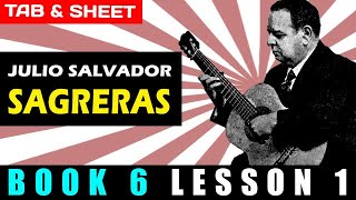 TABSheet Book 6 Lesson 1 by Julio Sagreras PDF  Guitar Pro  MIDI [upl. by Giana]