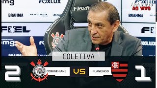 COLETIVA RAMÓN DÍAZ  CORINTHIANS 2 x 1 FLAMENGO  PÓS JOGO DO TIMÃO [upl. by Stutsman44]