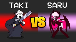 TAKI vs SARVENTE Mod in Among Us [upl. by Aretse]