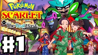 Pokemon Scarlet and Violet The Hidden Treasure of Area Zero Part 1 The Teal Mask Gameplay Part 1 [upl. by Aicenev]