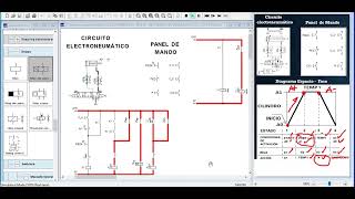 CIRCUITO ELECTROHIDRÁULICO COMPLETO CON UN CILINDRO CUCCCX3PER BI [upl. by Syl]