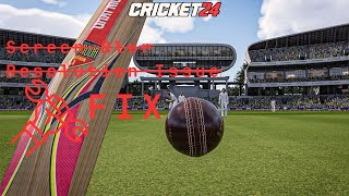 How to Fix Cricket 24 Screen Blur Issue  Resolution Issue  In Game Settings [upl. by Aleit]