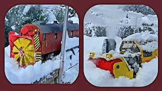 Harter Einsatz 2024 Schneekatastrophe auf der Bernina Bahn [upl. by Arlette375]