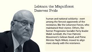 Lebanon the Magnificent Deserves Pride Political Commentary by Nasser Kandil Sep 21 2024 [upl. by Altheta]