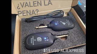 Transmisor inalambrico de guitarra Aliexpress [upl. by Fifine219]