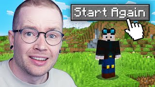 Its Time To Start Again Minecraft Part 1 [upl. by Nerej]