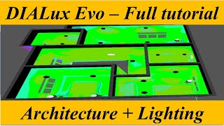 DIALUX Evo Full Tutorial [upl. by Siver]