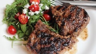 Grilled Lemon Rosemary Lamb Chops  Easy Yogurt Lamb Marinade Recipe [upl. by Fionnula872]