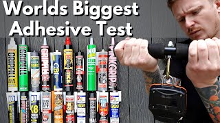 Worlds Biggest Adhesive Test  SHOCKING RESULTS [upl. by Neeli]