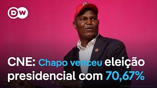 Em direto CNE divulga resultados das eleições gerais em Moçambique [upl. by Odawa306]