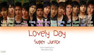 Super Junior 슈퍼주니어 – Lovely Day Color Coded Lyrics HanRomEng [upl. by Isnyl196]