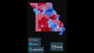 Missouri elections 18882020 elections2024 Missouri news democracy republican usa statistics [upl. by Saixela]