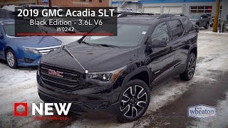 2019 GMC Acadia SLT BLACK EDITION  W0242  Walkaround [upl. by Negyam]