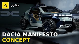 Dacia Manifesto  Concept spaziale di chi ha i piedi per terra [upl. by Alyakim30]