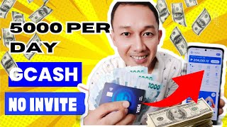 PAANO KUMITA SA GCASH 5000 PER DAY NG WALANG INVITE GAMIT ANG CELLPHONE [upl. by Allebasi]