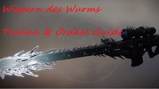 Destiny 2  Wispern des Wurmes alle Truhen amp Orakel Rätsel  Guide Deutsch  German  Forsaken [upl. by Korman]