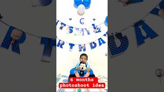 6 months baby photoshoot ideabossbabybabyphotoshoot yshorts babyphotography viralvideo shorts [upl. by Lledo358]