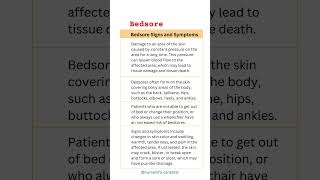 Bedsore Signs and Symptoms  decubitus ulcer pressure sore and pressure ulcer [upl. by Fulvia551]