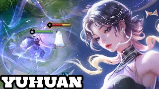 Honor of Kings Yuhuan Stellar Songstress Skin Gameplay Rank Solo [upl. by Lynnell]