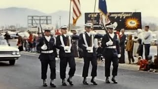 Albuquerque New Mexico Parade Christmas 1960 and Summer 1961 With High School ROTC  Native American [upl. by Asuncion]