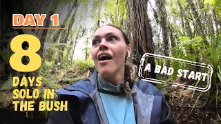 Solo attempt of the North South Track  DAY 1  Kaimai Ranges NZ  hiking vlog [upl. by Akiwak]