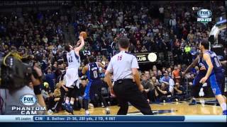 Kevin Love Final Possession Shawn Marion Hits Arm [upl. by Flagler]